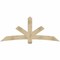 Ekena Millwork Alberta Rough Sawn Timber Gable Bracket, Douglas Fir, 84"W x 35"H x 4"D x 6"F, 10/12 Pitch GBW084X35X0406ALB00RDF - alternate 1